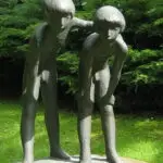 Die Kirschkernspucker Nackte Knaben im Park