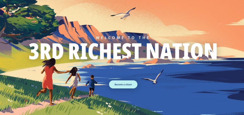 Drittreichste Nation